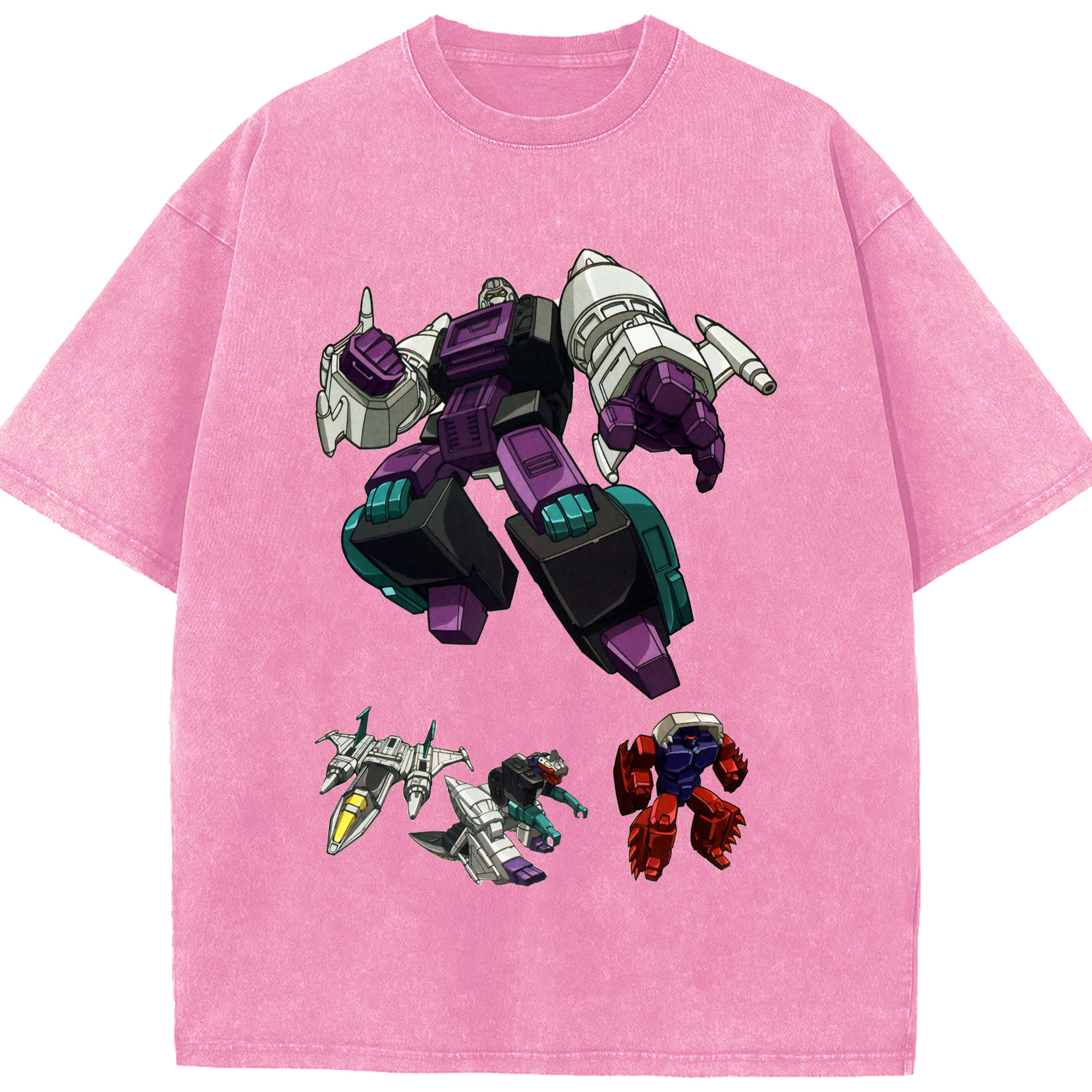 （画像用）  綿100% ヴィンテージ風 半袖Tシャツ（フロントプリント）